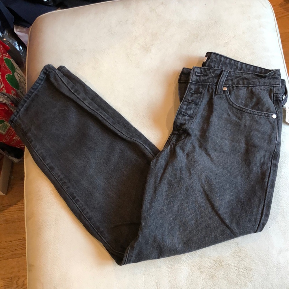 BP Nordstrom NWT faded black wash mom jeans